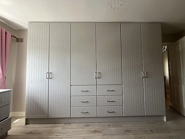 Large fitted wardrobe by Downes Fitted Furniture